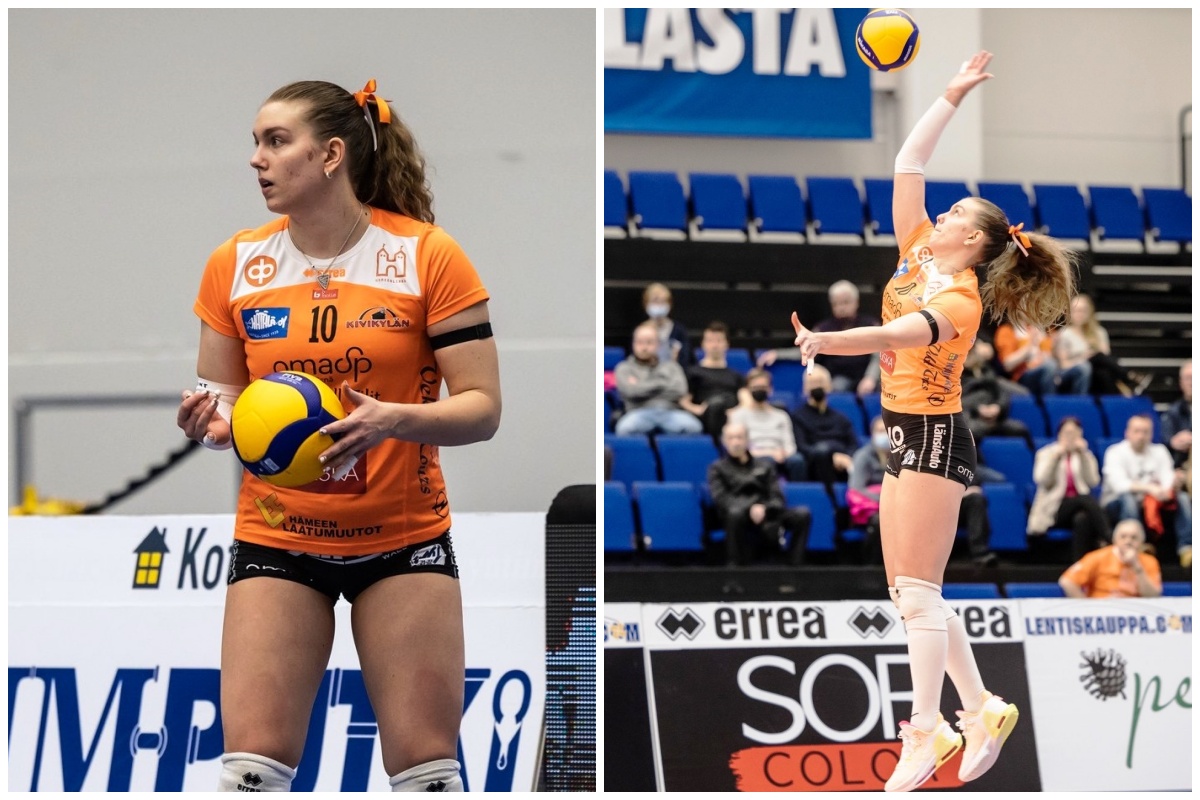 Finnische Nationalspielerin Yasmine Madsen spielt fr Deichstadtvolleys