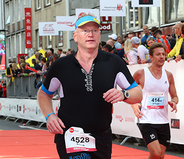 Frank Haubrich und Rene Metzger beim Kln-Marathon am Start