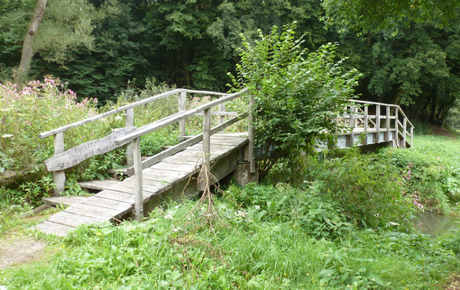 Die Marauer Brcke im Gelbachtal wird ab dem 8. Oktober fr eine Woche gesperrt, da der Zugang barrierefrei hergestellt wird. (Bild: Ingenieurbro Frings)