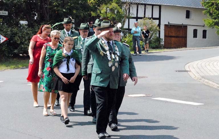 Schtzenverein Im Grunde Marenbach feierte neuen Regenten