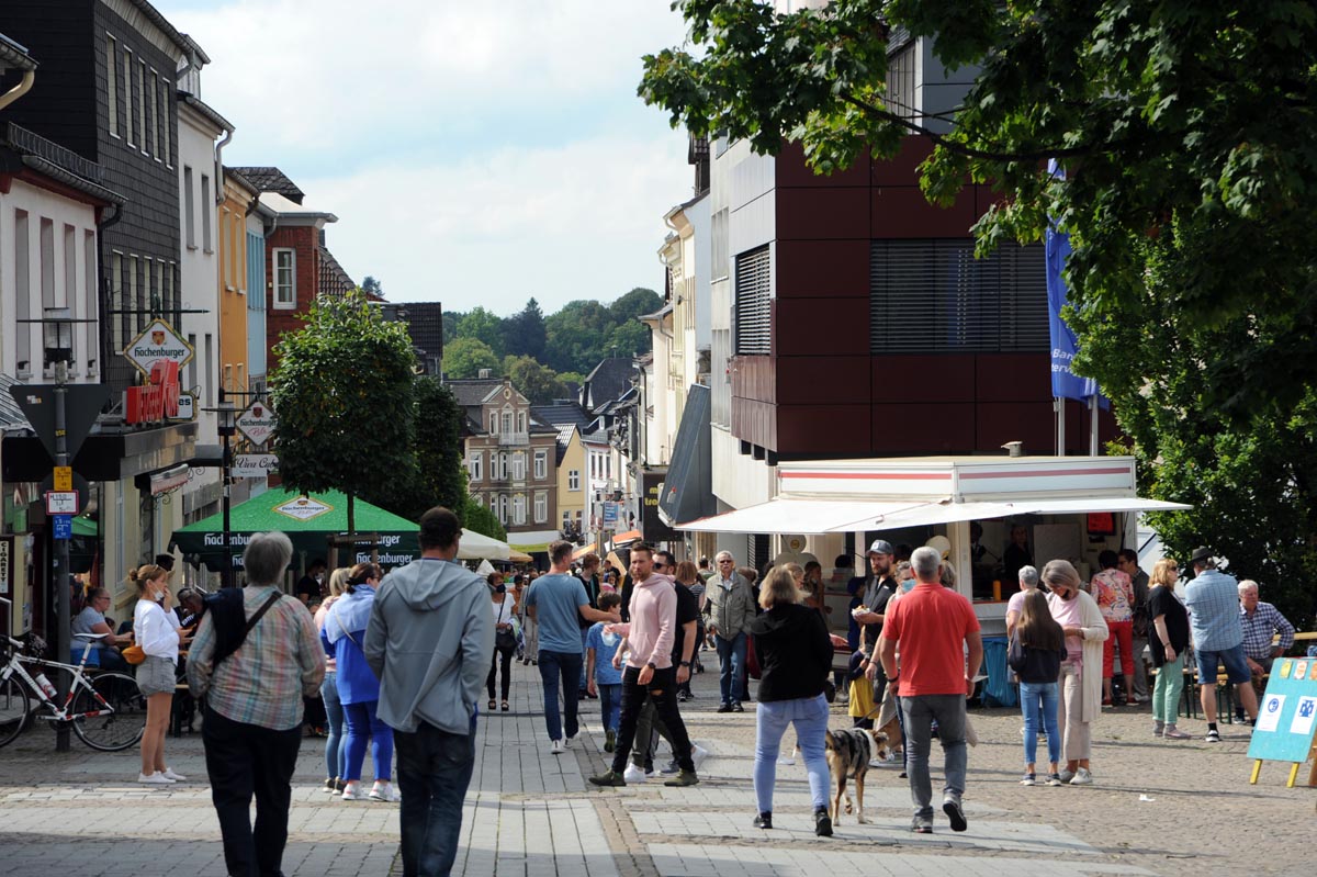 Die Fugngerzone in Altenkirchen war gut besucht. (Fotos: kk)