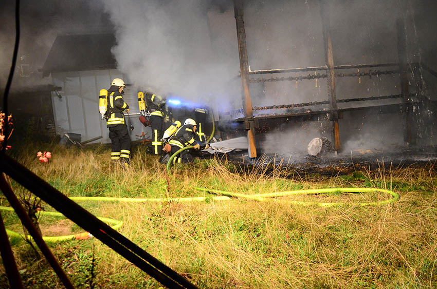 Brand in Mehrfamilienhaus in Maxsain mit hohem Schaden