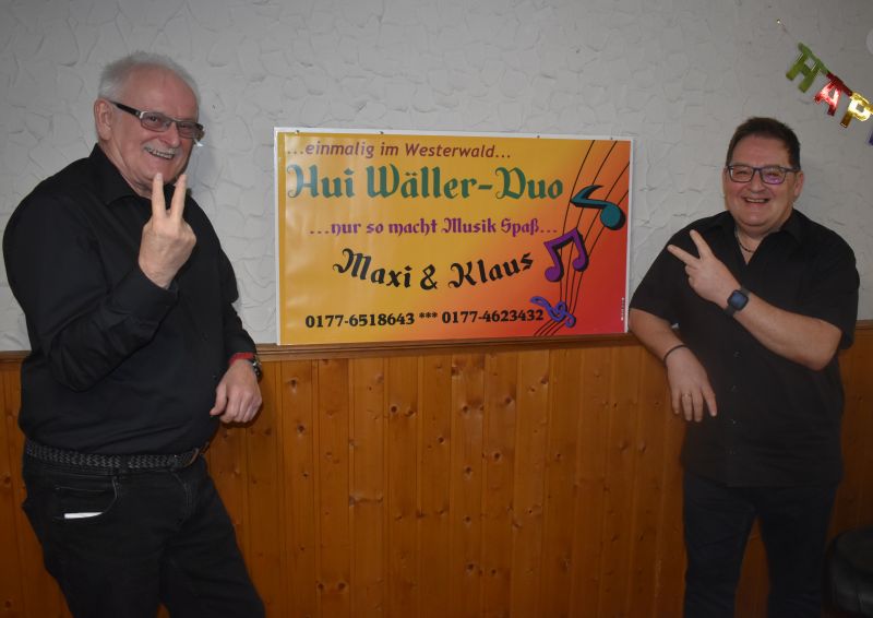 Hui Wller-Duo Maxi & Klaus sind kreativ im Tonstudio. Fotos. wear