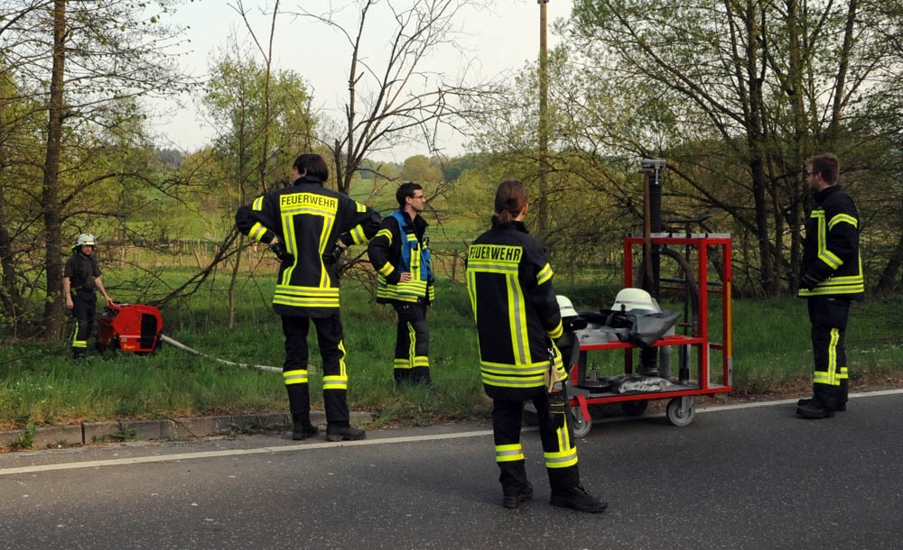 Feuerwehren aus Mehren und Weyerbusch lschten Flchenbrand