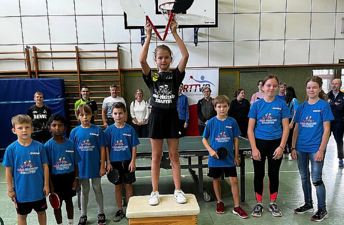 Startschuss der Tischtennis-Minimeisterschaften: Wirgeserin ist Aushngeschild