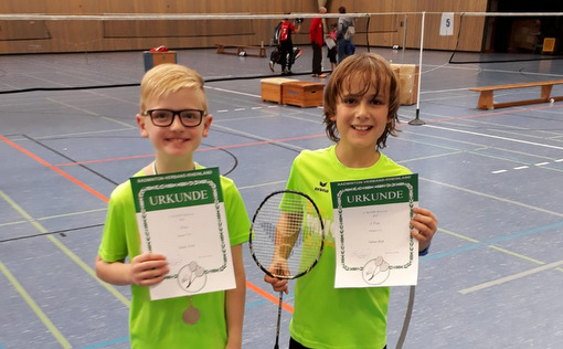 Julian Ho (rechts) und Jakob Greb waren in Trier erfolgreich. (Foto: Verein) 
