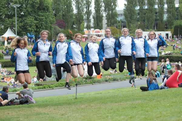 Rope-Skipping-Nachwuchs beim Deutschen Turnfest 