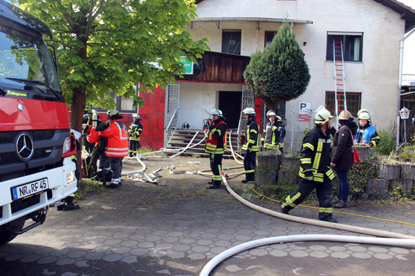 Feuerwehr probte Ernstfall in Melsbach 