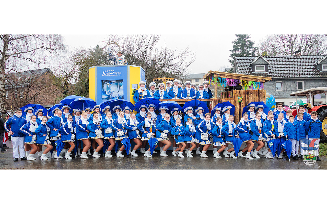 Die KG Morsbach ldt zur Teilnahme am Morsbacher Rosenmontagszug ein. (Foto: KG Morsbach)