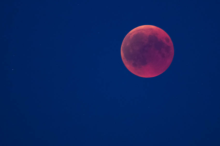 In der Nacht von Dienstag, 7. auf Mittwoch, 8. April, kann der Mond in seiner vollen Schnheit bewundert werden. Foto: Wolfgang Tischler