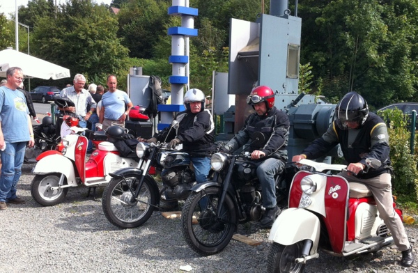Oldtimer-Motorradtreffen beim Technikmuseum Freudenberg