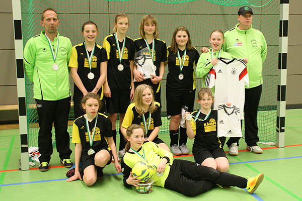 MSG Borod wurde Vize Futsal-Rheinlandmeister bei D-Juniorinnen. Fotos: MSG Borod