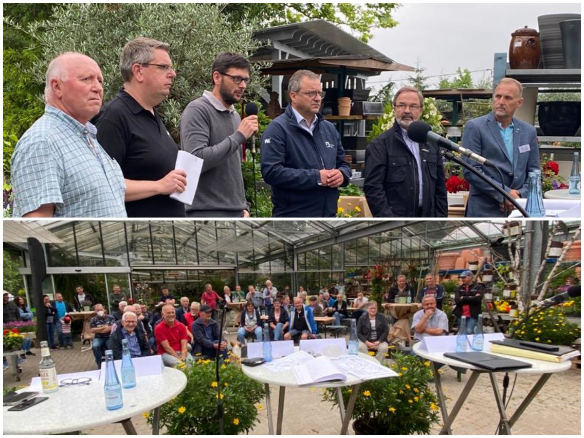 Die Verantwortlichen stellten sich den Fragen der Brger (von links): Ralf Lichtenthler von der Kreisverwaltung Altenkirchen, Christian Willwacher von der Straenmeisterei Altenkirchen, Daniel Manderbach vom Landesbetrieb Mobilitt Diez, Brgermeister Neuhoff, Uwe Hennig vom Fachbereich Bauen und Umwelt Verbandsgemeinde, Citymanager Ulrich Noss (Foto: Verwaltung Wissen)