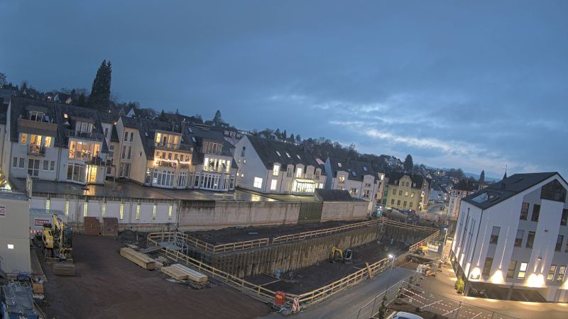 Der Neubau des Verbandsgemeindehauses ist derzeit das grte Bau- und Investitionsprojekt der VG. Mitte Dezember hat die Hochbaufirma mit den Vorbereitungen fr das Gieen der Bodenplatte begonnen. Mitte Januar wird auf der Baustrae Gerberhof ein Kran aufgestellt. Die Fundamente dafr sind schon angelegt. Foto: VG Montabaur