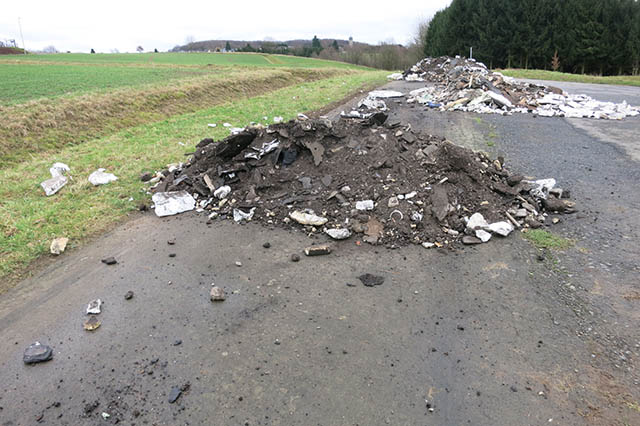 Illegale Mllablagerung in der Ortsgemeinde St. Katharinen