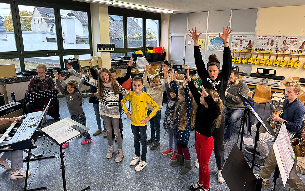 Die Proben fr das Weihnachtstheater der Kreismusikschule laufen auf Hochtouren. (Foto: Kreismusikschule) 
