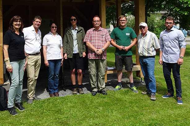 Ministeriumsmitarbeiter besuchten Naturpark Rhein-Westerwald 