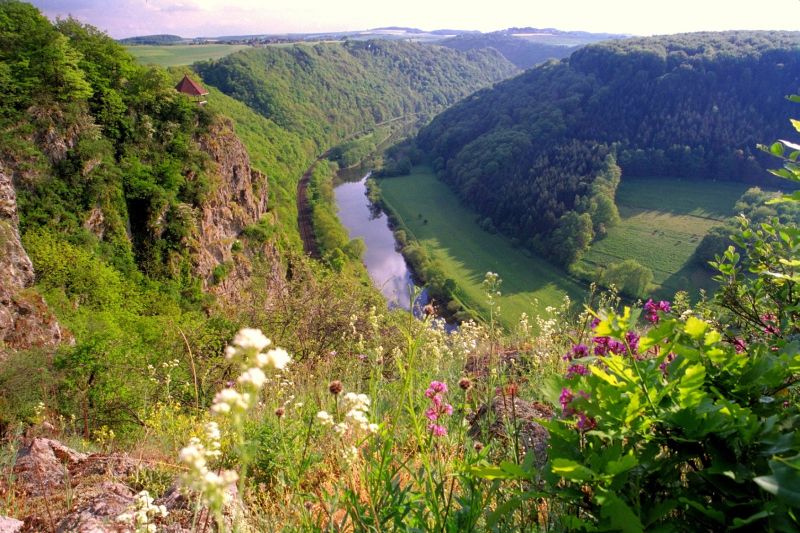 Aussichtspunkt Gabelstein an der Lahn. Foto: Karlheinz Rapp 