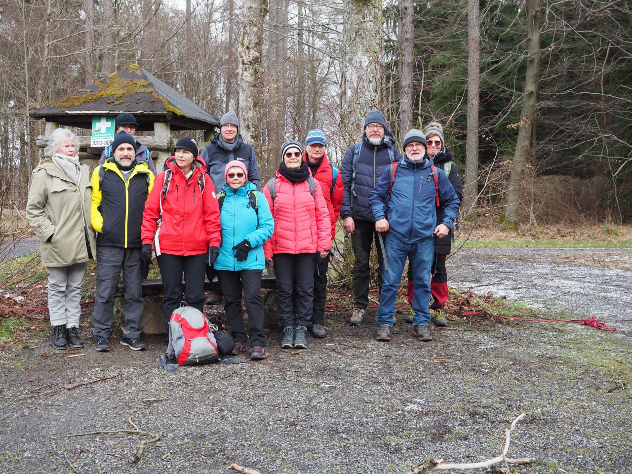 12,5 Kilometer rund um den Nauberg nahm die DJK-Gruppe unter die Sohlen. Foto: DJK Jahnschar