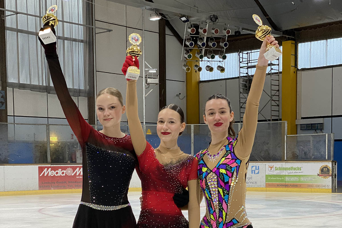 Krnender Saisonabschluss fr Sportlerinnen des Neuwieder Eissport-Clubs bei Landesmeisterschaft