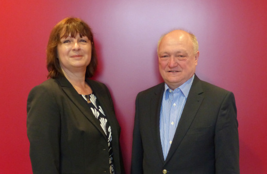 Brigitte Nilges zum Antrittsbesuch bei Landrat Michael Lieber