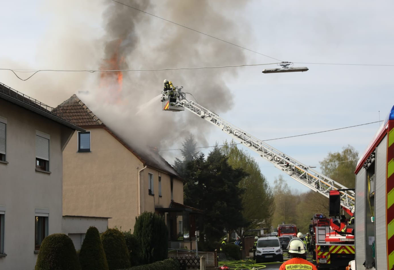 Grobrand in Kleinholbach - Bewohnerin in letzter Sekunde gerettet