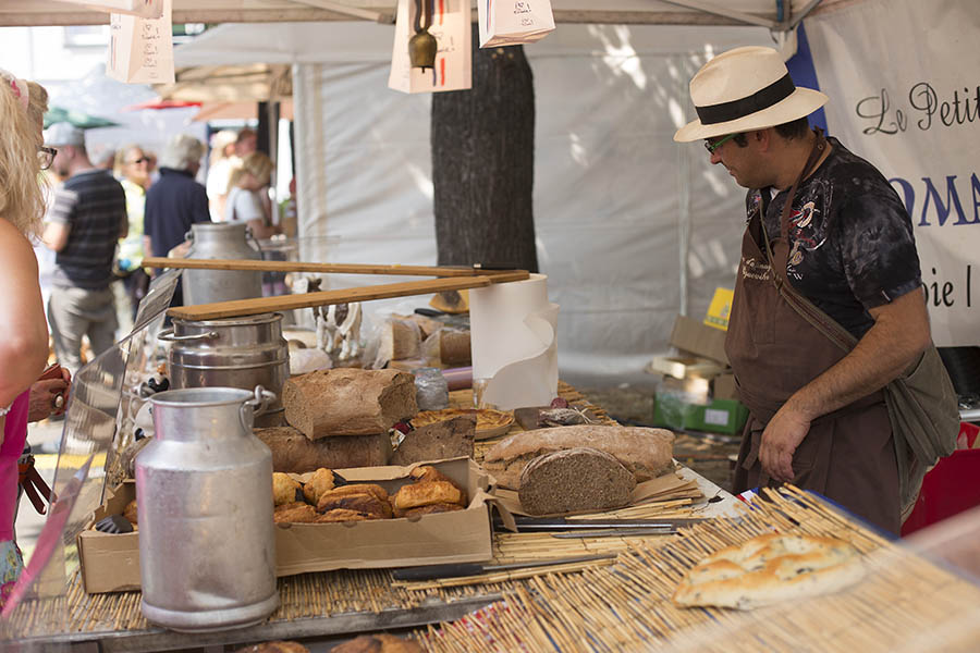 Franzsisches Flair auf dem Marktplatz in Neuwied 