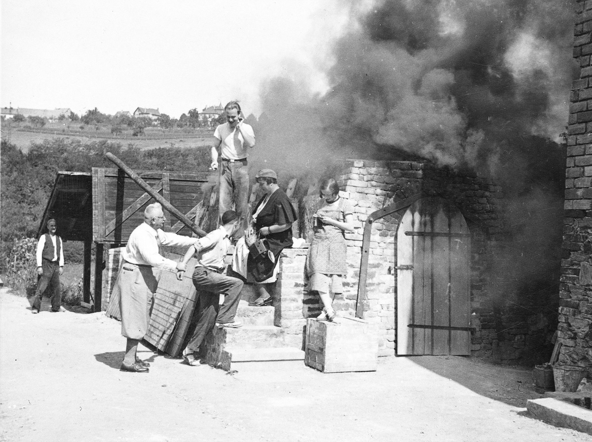 Historischer Kannofenbrand in Hhr-Grenzhausen 