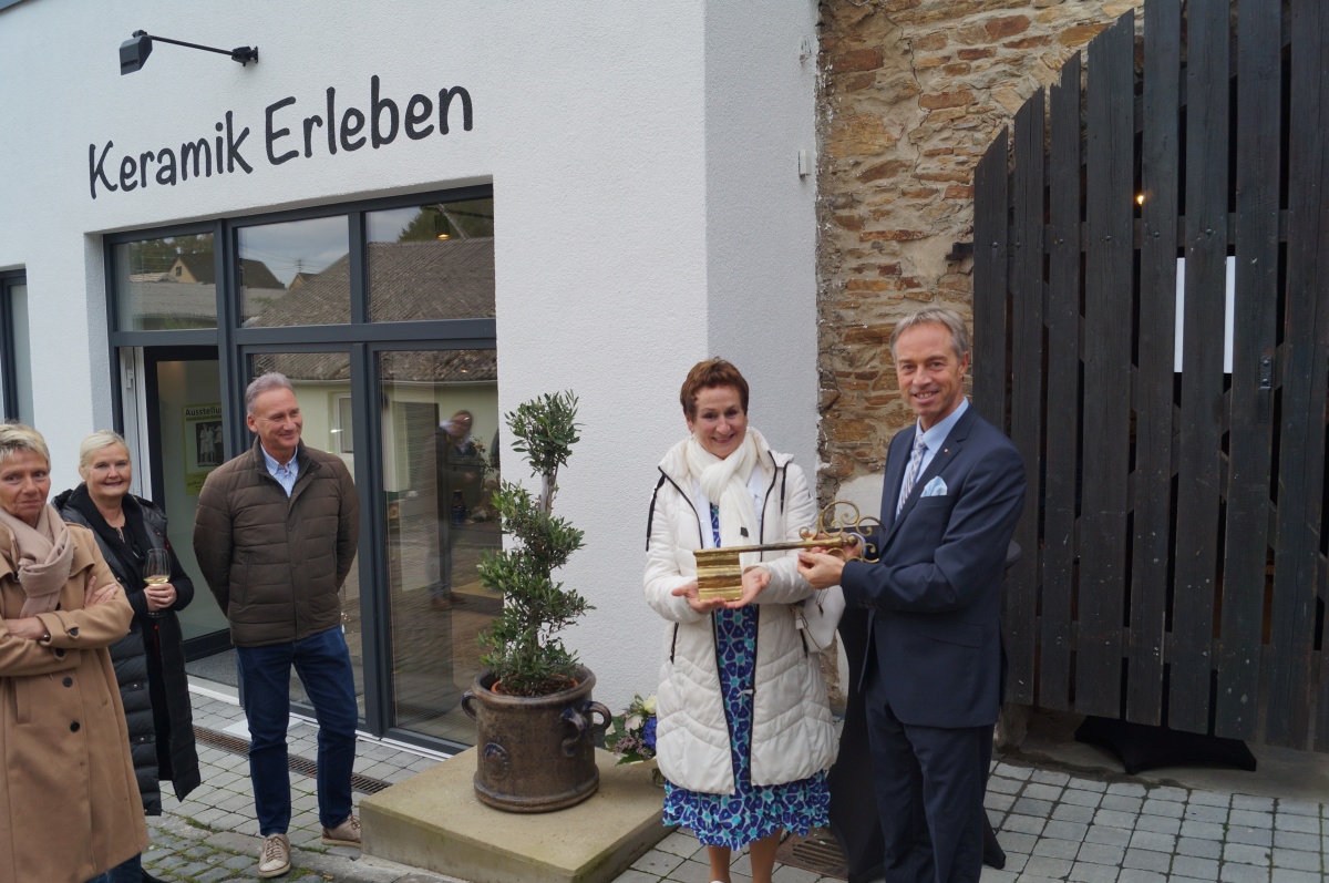 Alter Kannenofen in Ransbach-Baumbach seiner Bestimmung bergeben