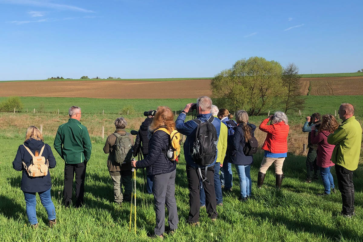 Ein Fernglas ist bei der ornithologischen Wanderung sehr hilfreich, um die scheuen V�gel aus einiger Entfernung aufmerksam beobachten zu k�nnen. Archivfoto: Liane Birnbach-Fuhr