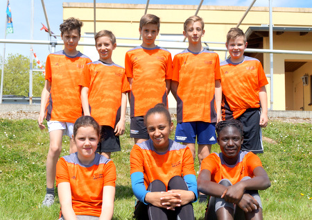 Das erfolgreiche Team der IGS Hamm bei Jugend trainiert fr Olympia. (Foto: Diana Hedwig/IGS)