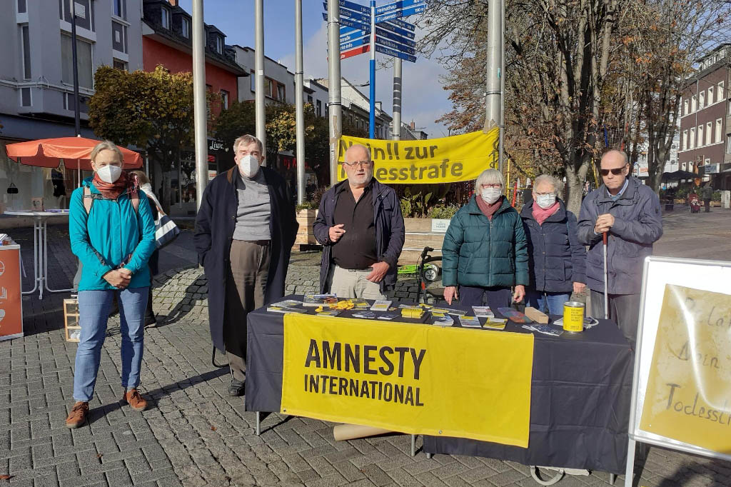Amnesty International Neuwied positioniert sich gegen Todesstrafe