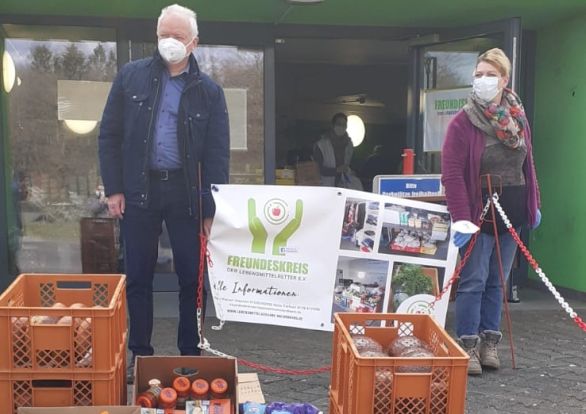 Grozgige Lebensmittelspende zu Ostern. Foto: privat