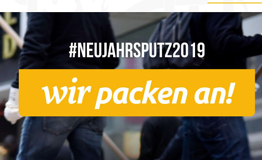 Neujahrsputz 2019: Junge Muslime in Betzdorf packen an 