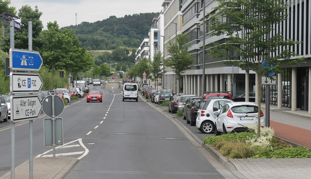 Im Zuge der neuen Gebhrenordnung werden knftig auch entlang der Bahnallee Parkgebhren fllig. Es werden Parkscheinautomaten aufgestellt. Die Parkdauer betrgt dann maximal vier Stunden. (Foto: Stadt Montabaur) 