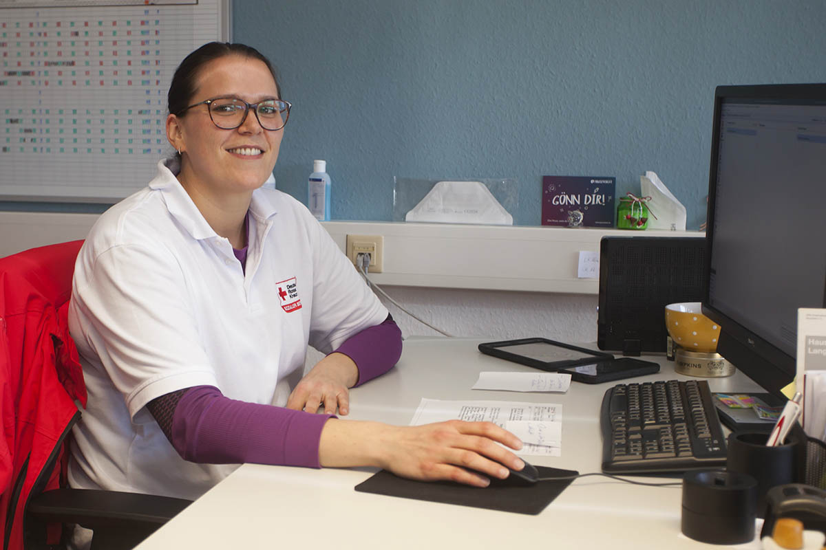 Rebecca Stmper bei der Arbeit. Foto: Wolfgang Tischler