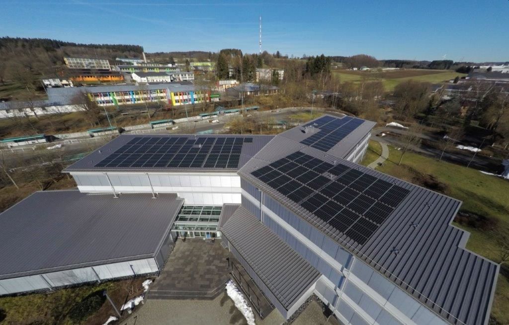 Photovoltaik auf dem Gebude der Verbandsgemeindeverwaltung. Foto: MSM-Foto-Team
