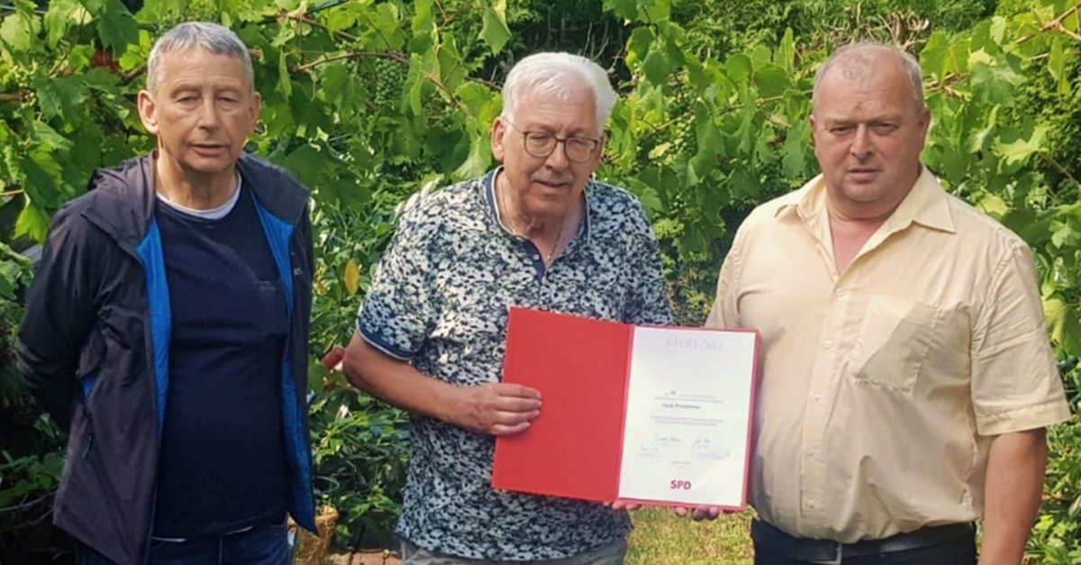 Von links: Martin Rck, Horst Pinhammer und Joachim Baldus. (Foto: Bernhard Klappert)