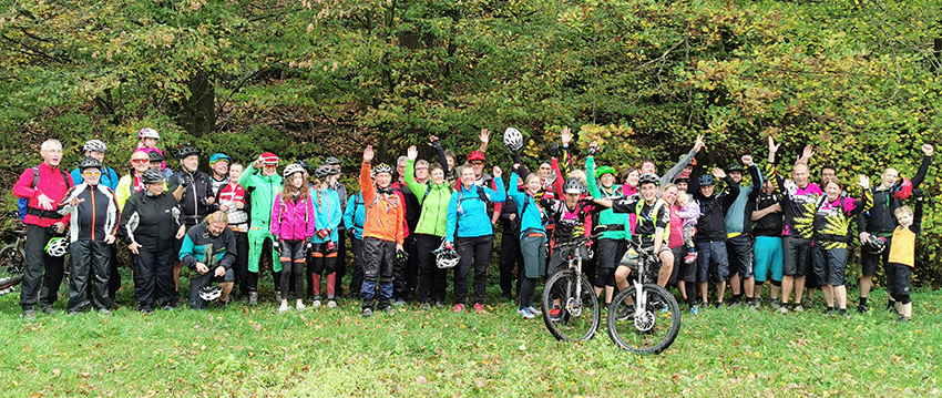 Der Ski & Freizeit Betzdorf e.V. beendete Saison mit gemeinsamer Mountainbike-Tour. Foto: Verein
