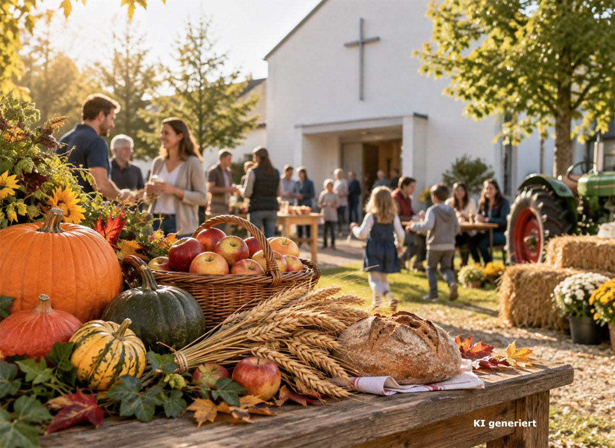 Erntedankfest in Hamm (Sieg) mit 