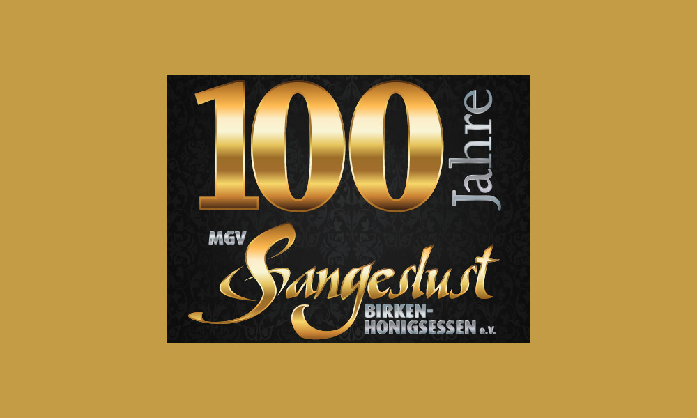 MGV "Sangeslust" Birken-Honigsessen feiert 100-jähriges Jubiläum mit Jubiläumskonzert