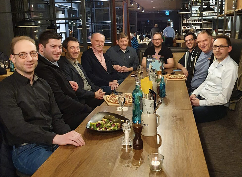 Teilnehmer von links nach rechts: Markus Blser, Stefan Bhmer, Burkhard Schmid, Wolfgang Heinrich, Ulrich Jung, Joschua Krombach, Marc Nilius, Matin Blaha, Tim Kraft, Berno Neuhoff (nicht im Bild) Foto: Privat