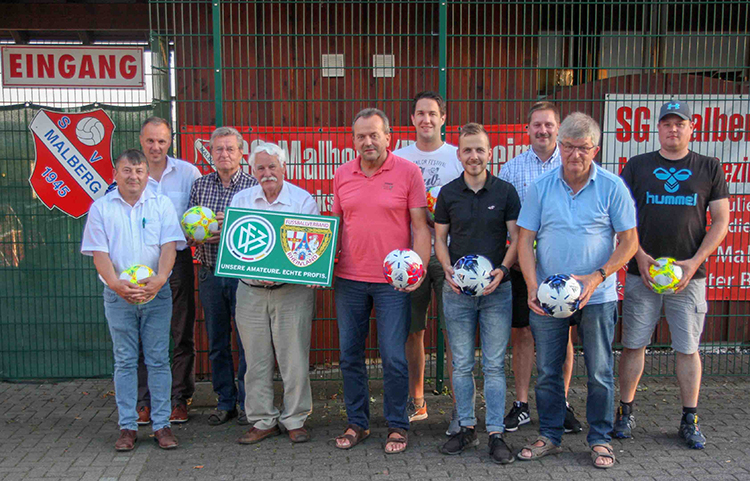 Der 67. Vereinsdialog im Fuballverband Rheinland fhrte diesmal in den Westerwald zum SV Malberg. Foto: Nils Heinen, Fussballverband Rheinland