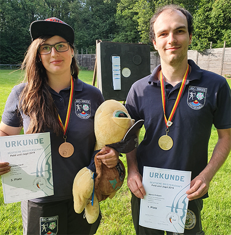 Vanessa Hardt und Marco Korbach vom BSC Wirges. Foto: Verein