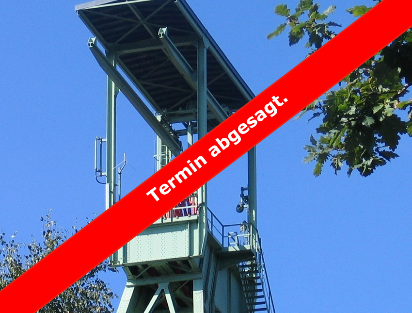 Der Frderturm der Grube Georg steht als Wahrzeichen der Region und schon von weitem sichtbar direkt an der Autobahn A3 und der ICE-Trasse Kln-Frankfurt. (Foto: Hans-Jrgen Kalscheid)