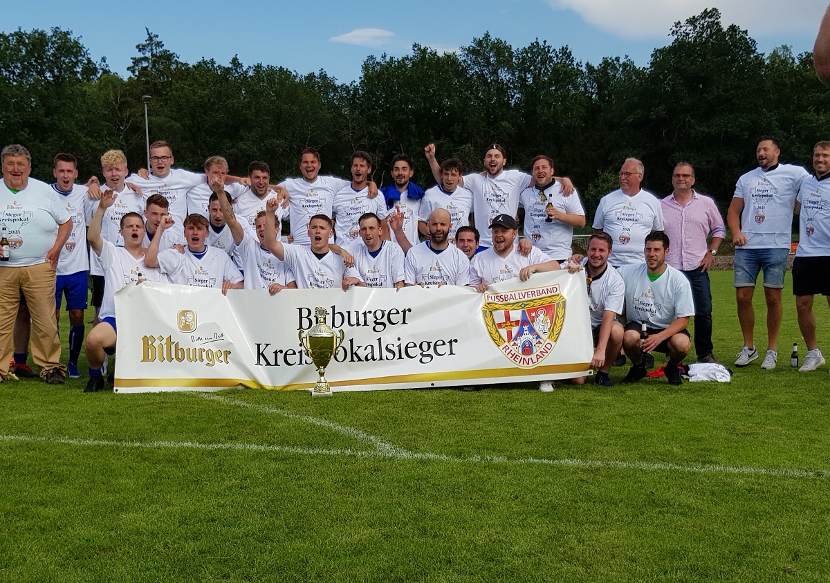 Bitburger-Kreispokalsieger 2020/21 im Fuballkreis Westerwald-Sieg wurde die SG Atzelgift/Nister. (Alle Fotos: Susanne Bayer)
