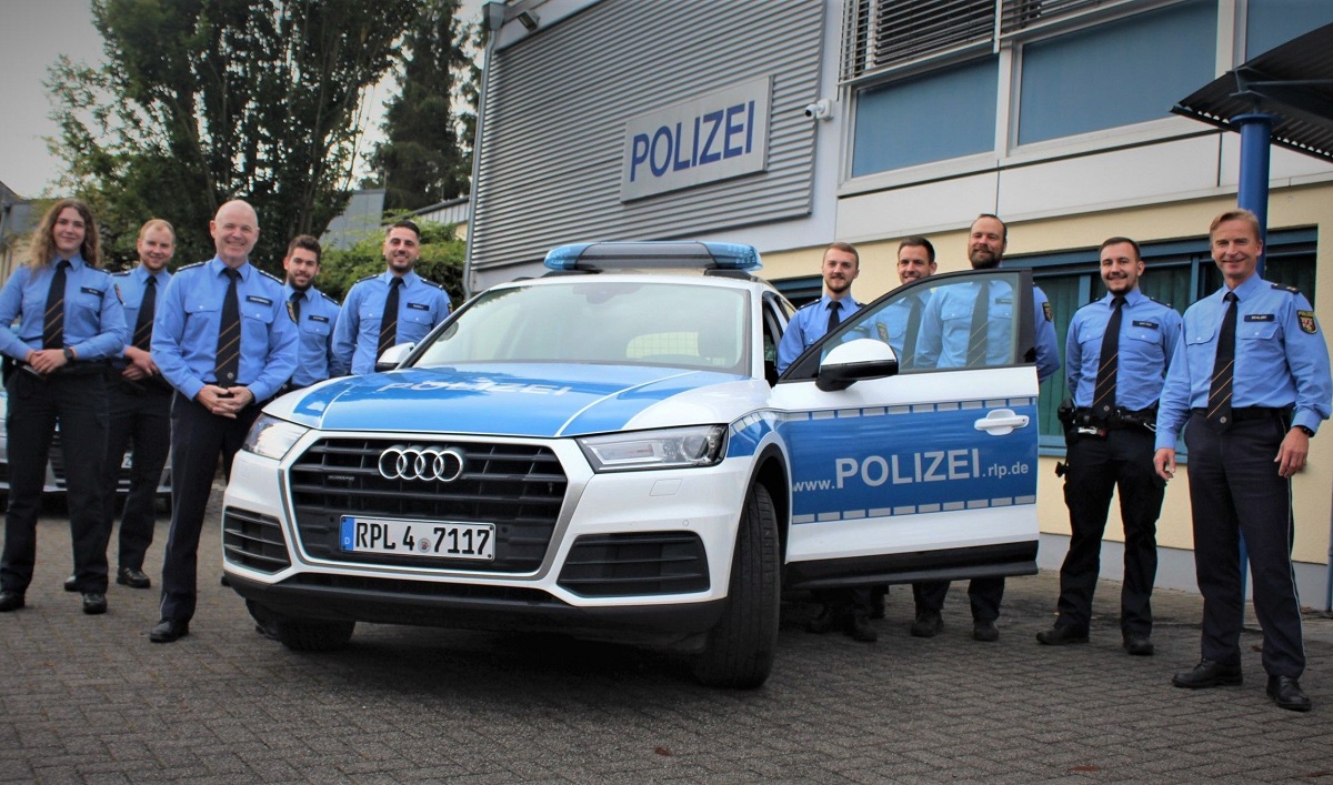 Die Neuen freuen sich ber ihr Aufgabengebiet. (Fotoquelle: Polizeidirektion Montabaur)