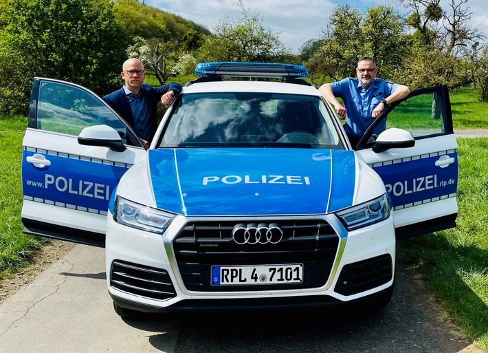 Kriminaloberrat Lars Weiler und Erster Polizeihauptkommissar Martin Velten. Foto: Polizei