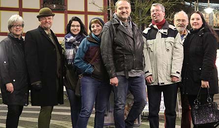 Auf dem Foto von links nach rechts: Iris Hbel, Holger Ruhloff, Stella Olleroch, Jana Steingrber, Harald Heidemann, Jens Wllner, Niko Rausch, Yvonne Glckner. Foto: pr