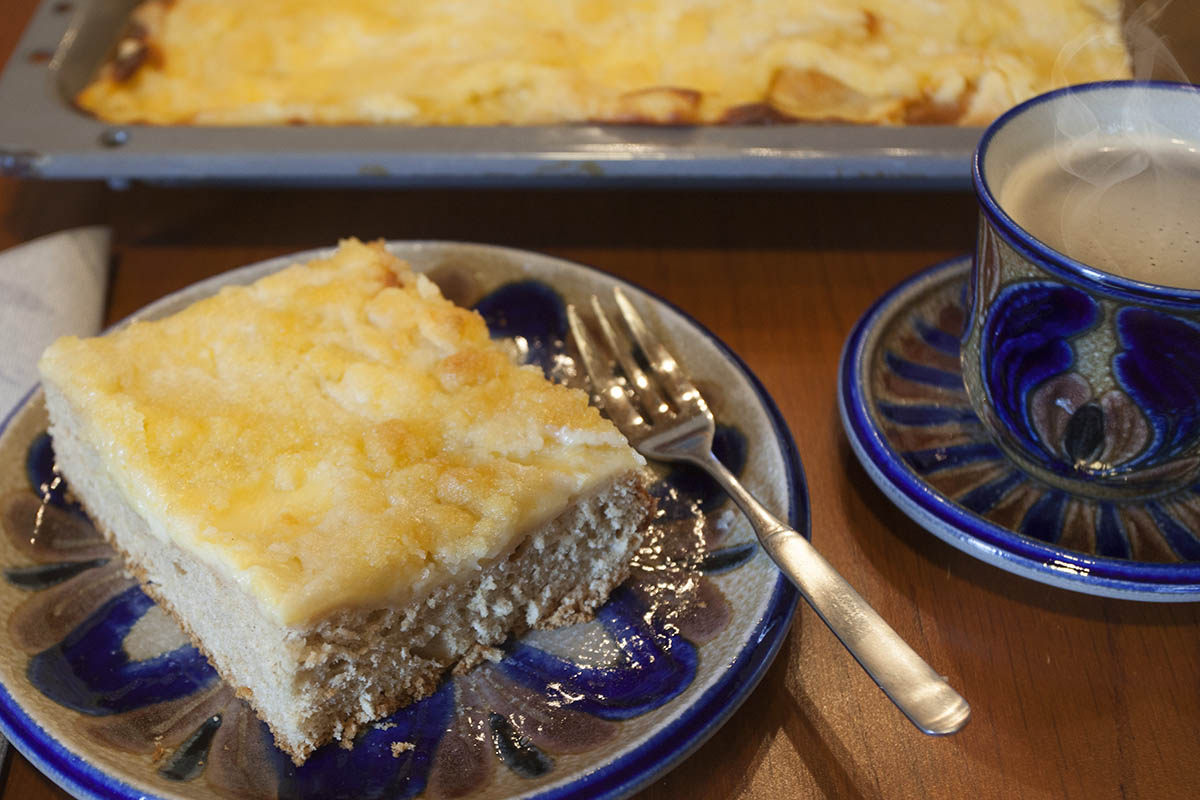 Westerwlder Rezepte: Pudding-Streusel-Kuchen vom Blech